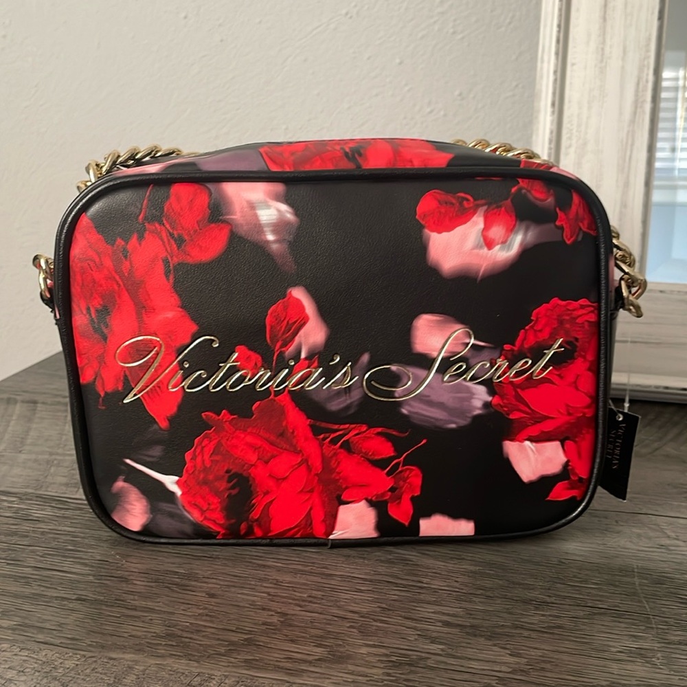 VICTORIA SECRET Crossbody Bag Purse Roses